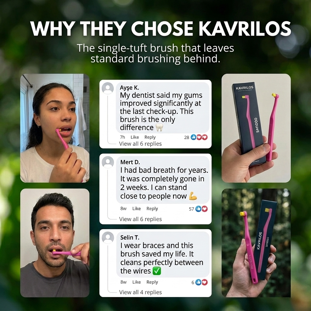 Kavrilos Ultra Soft Single Tuft Toothbrush