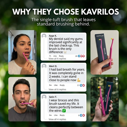 Kavrilos Ultra Soft Single Tuft Toothbrush
